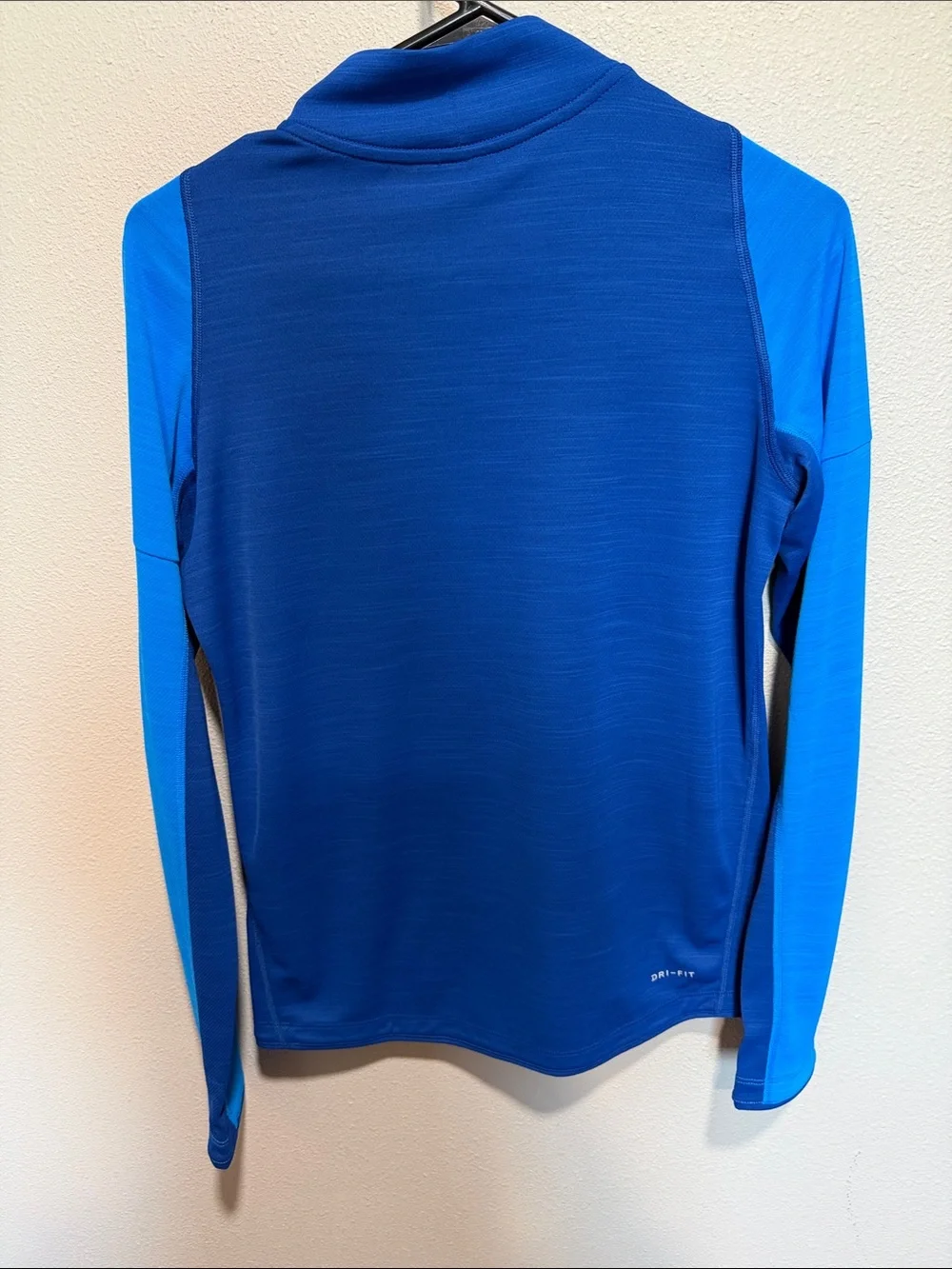 Nike Blue Two-Tone Half-Zip Athletic Pullover